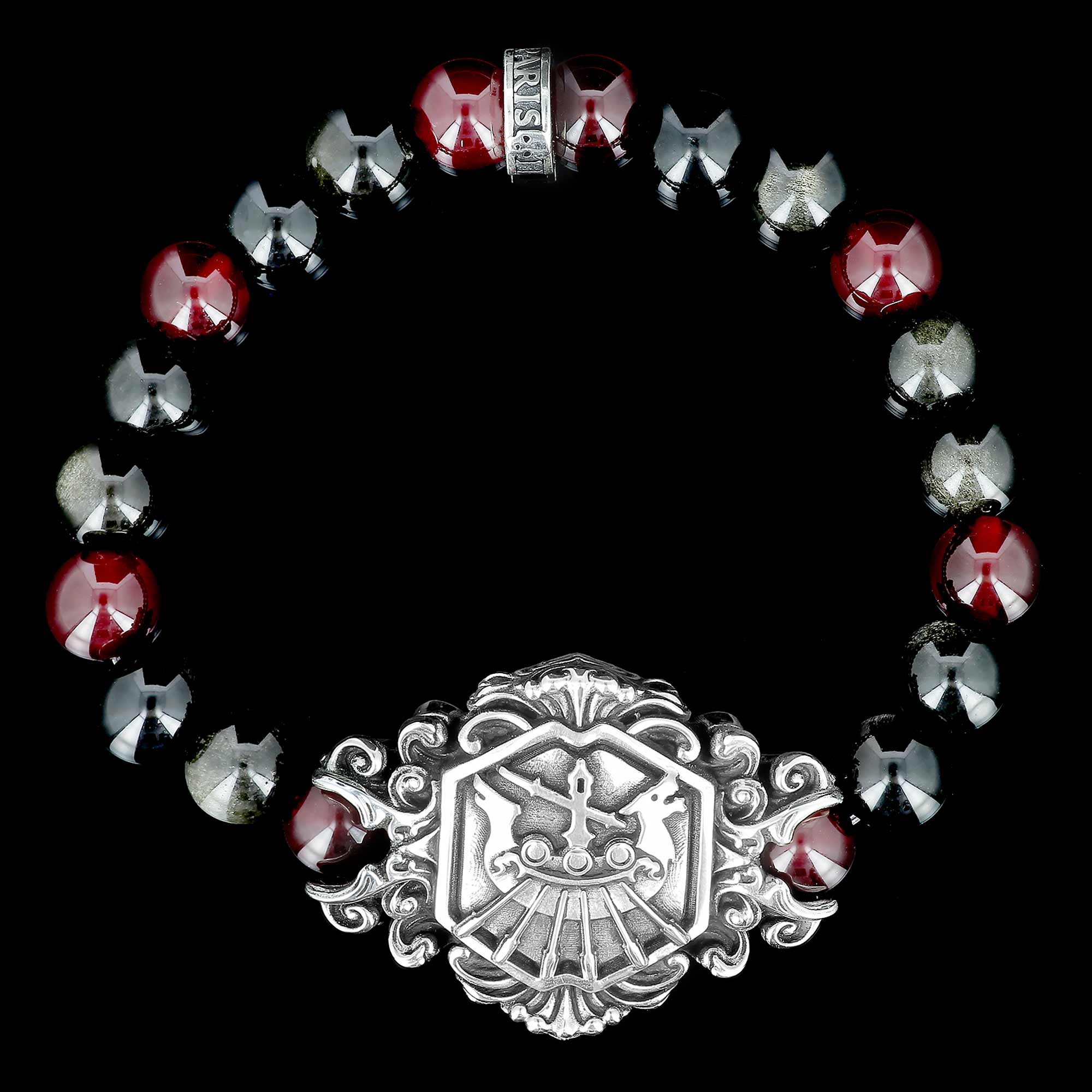Der Mahlstrom – FFXIV x Flibustier – Offizielles Armband aus Edelsteinen und 925er Silber
