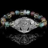 Die Bruderschaft der Morgenviper – FFXIV x Flibustier – Offizielles Armband aus Edelsteinen und 925er Silber