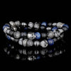 Abyssal blue Wrap - gemstones and Sterling Silver bracelet Abyssal blue Wrap - gemstones and Sterling Silver bracelet