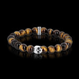 K.I.S.S. bracelet en Oeil de tigre et argent