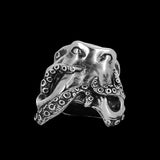 Kraken - bague en argent 925 Sterling