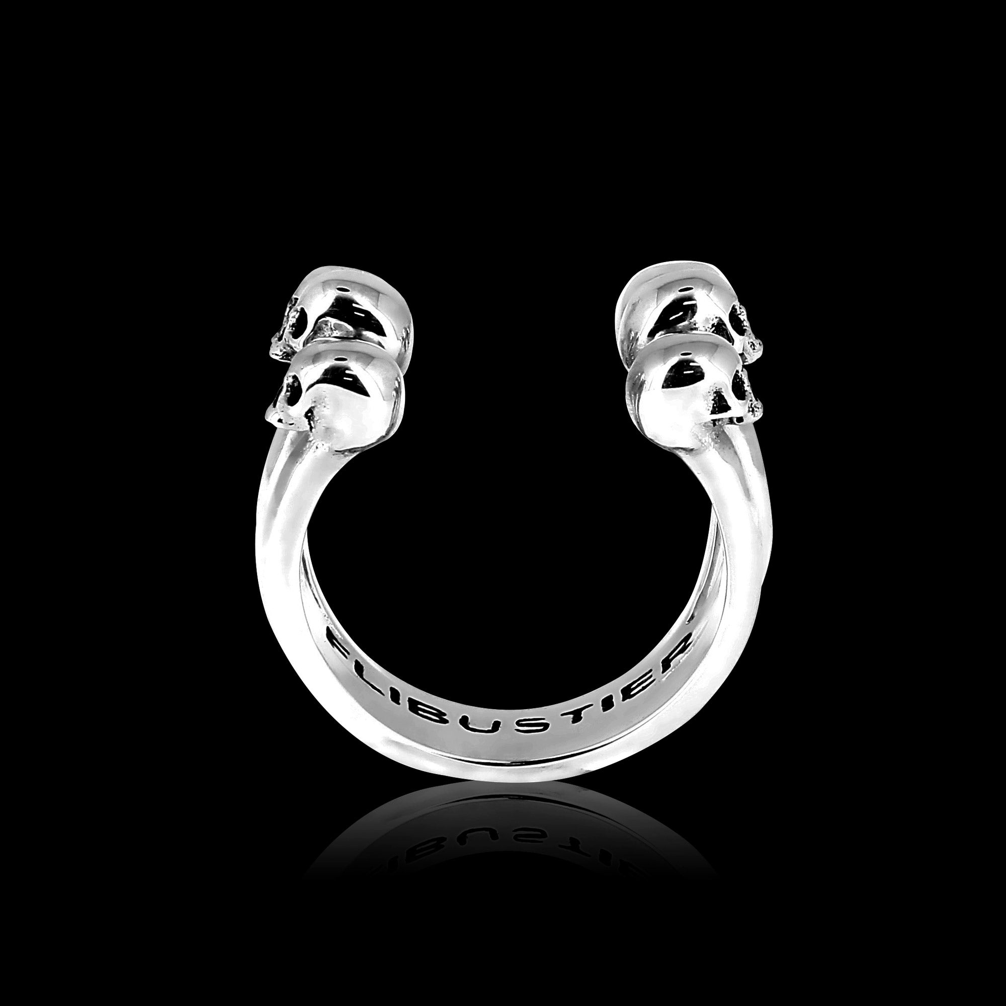 Mr Ribs - Bague en argent 925 Sterling