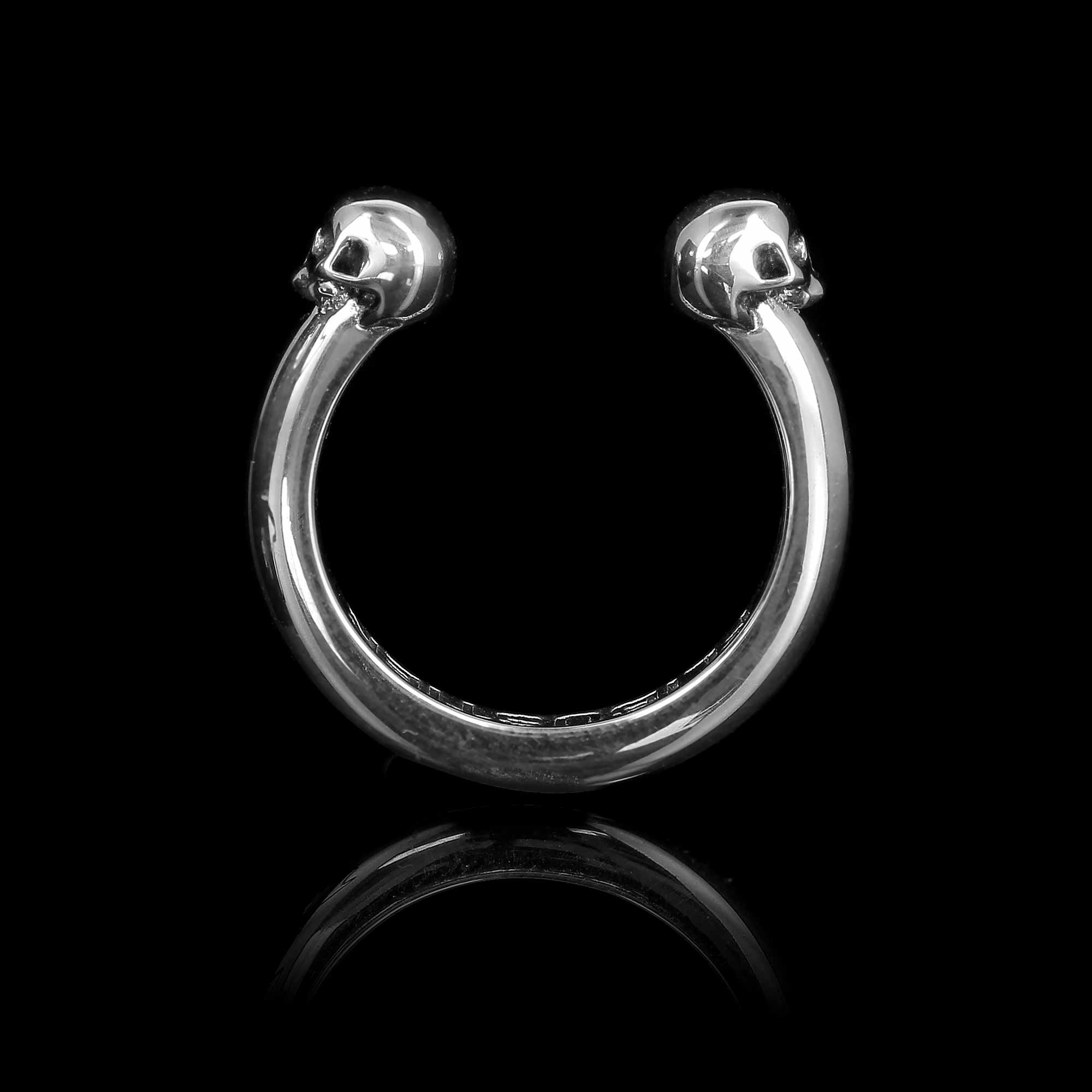 Read's - Offener Ring aus 925er Sterlingsilber