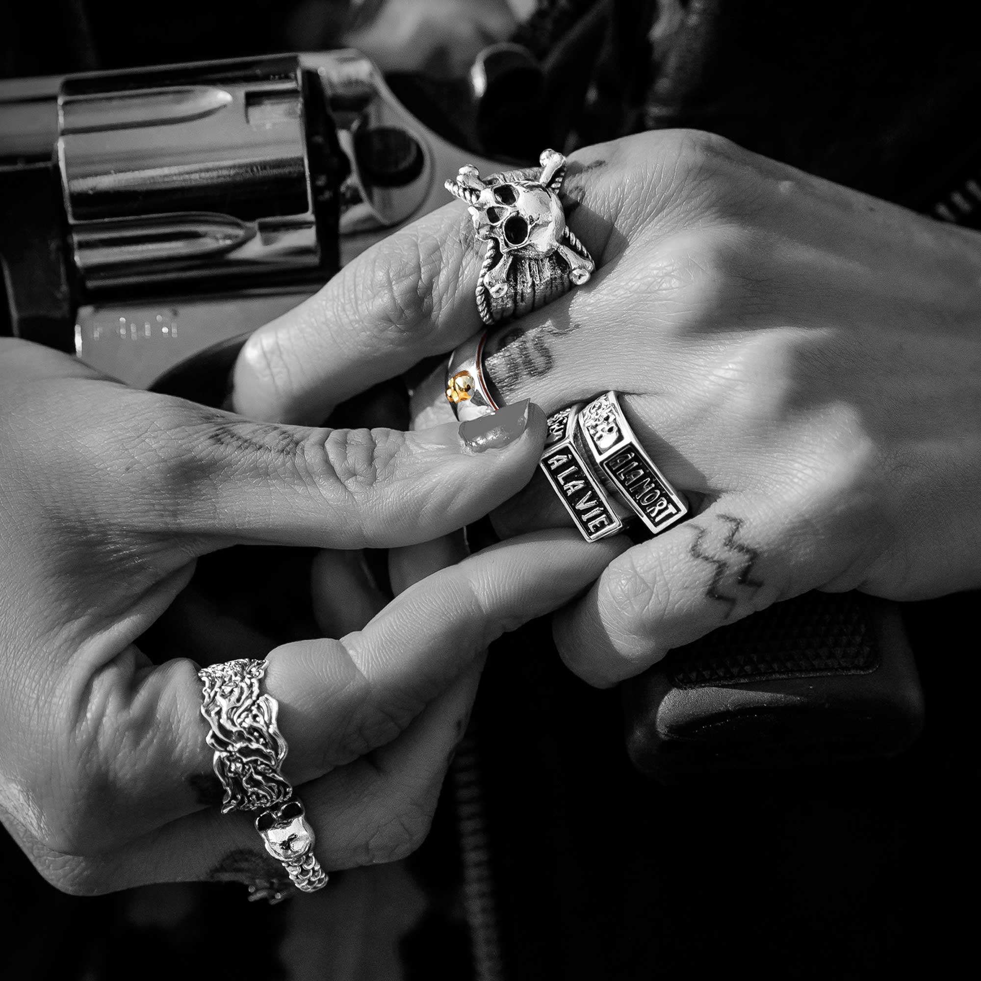 À la Mort - 925 Silber Ring