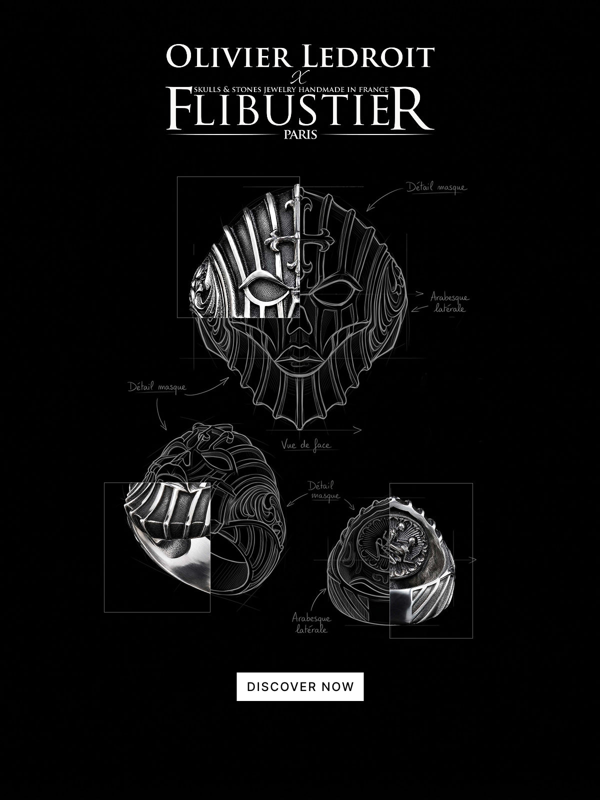 Olivier Ledroit x Flibustier Paris : du dessin à l’argent, une rencontre à célébrer
