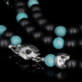 Angel Wing Ibiza | Matte onyx and turquoise rosary