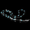 Angel Wing Ibiza - Rosary in matte onyx and turquoise