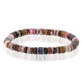 BAHAMAS - Bracelet en Tourmaline et argent - Black edition