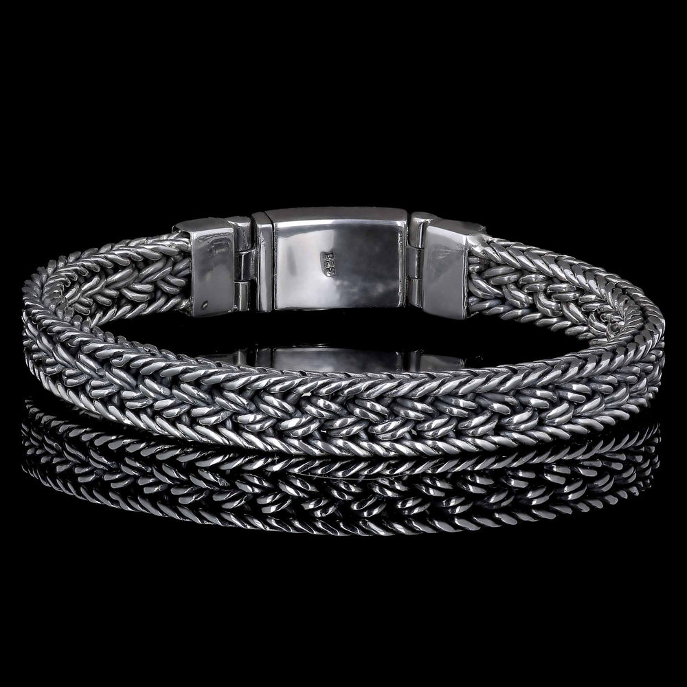 Balinese mesh bracelet | Braided 925 silver