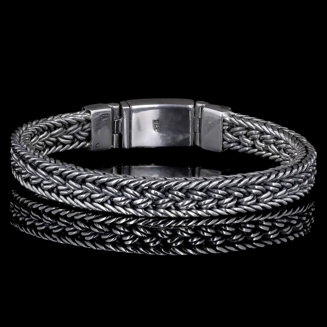 Bracelet en maille balinaise | Argent 925 tressé