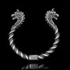 Viking bracelet - Sterling Silver Bangle - Miðgarðsormr - Official Assassin's Creed Valhalla x Flibustier Paris jewelry