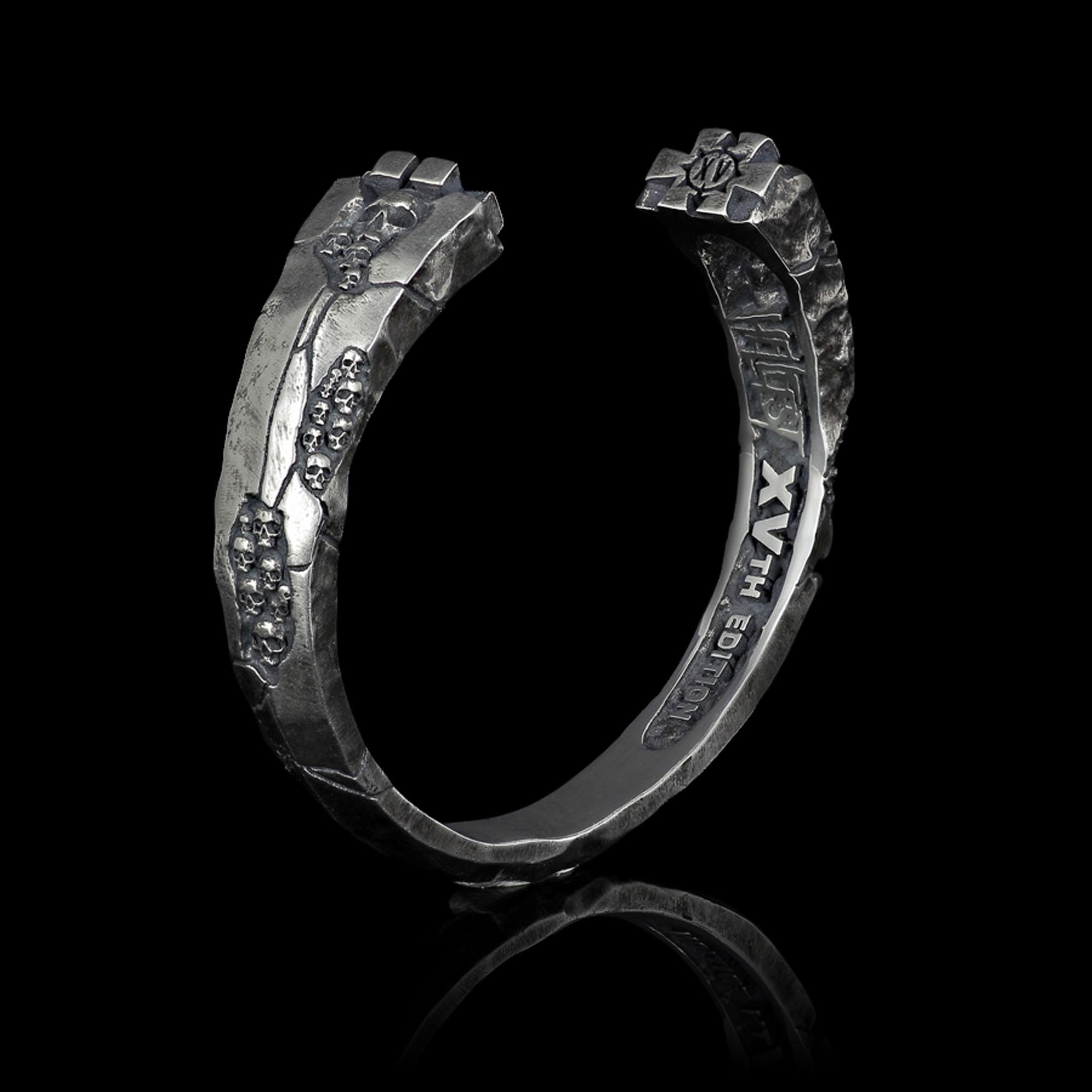 Hellfest 15th Anniversary Sterling Silver Catacombs Bangle