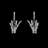 The bird | Sterling Silver 925 Stud Earrings (Pair)