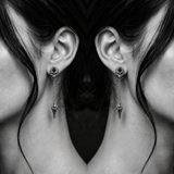 Les Moires | Boucles d'oreilles en argent 925 by Olivier Ledroit x Flibustier Paris