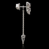 Les Moires | Boucles d'oreilles en argent 925 by Olivier Ledroit x Flibustier Paris