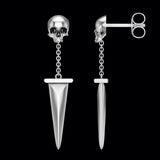Silver earring | Dagger