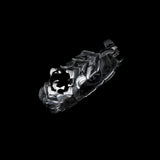 Dunkle Krone| Ohrringe aus 925er Sterlingsilber Schwarz Zirkon