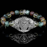 L'ordre des Deux Vipères FFXIV x Flibustier | Bracelet officiel en pierres fines et argent 925