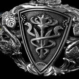 L'ordre des Deux Vipères FFXIV x Flibustier | Bracelet officiel en pierres fines et argent 925