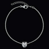 Sweet Death Diamonds | Bracelet vanité en argent 925 et diamants blancs