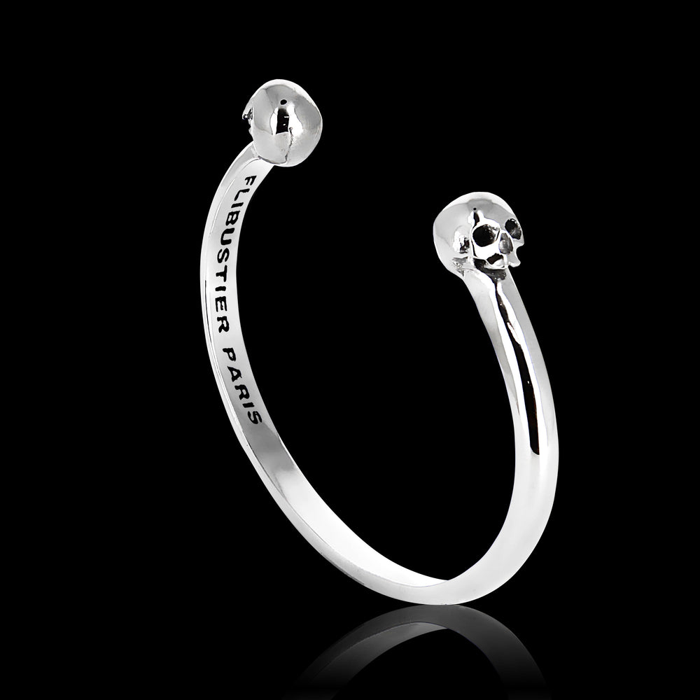 Bangle Hamlet - Sterling Silver skull 925