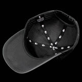 Anthrazitfarbene Trucker-Cap | Rote 3D-Graff-Stickerei