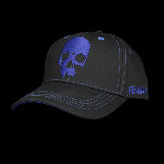 Jolly Roger Totenkopf 3D-Stickerei Trucker Cap schwarz