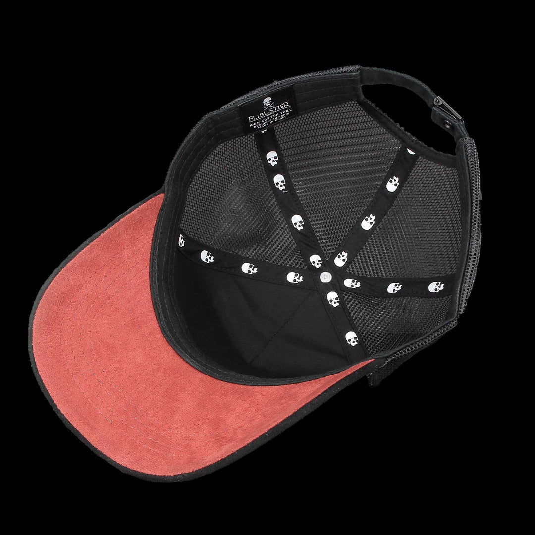 Black and red velvet cap limited edition of 200 copies