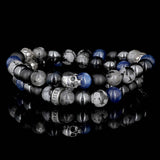 Abysse Wrap | bracelet en pierres fines et argent 925