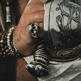 Hamlet - bague skull en argent 925 Sterling