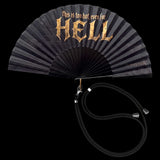 Wooden fan | This is too hot even for Hell