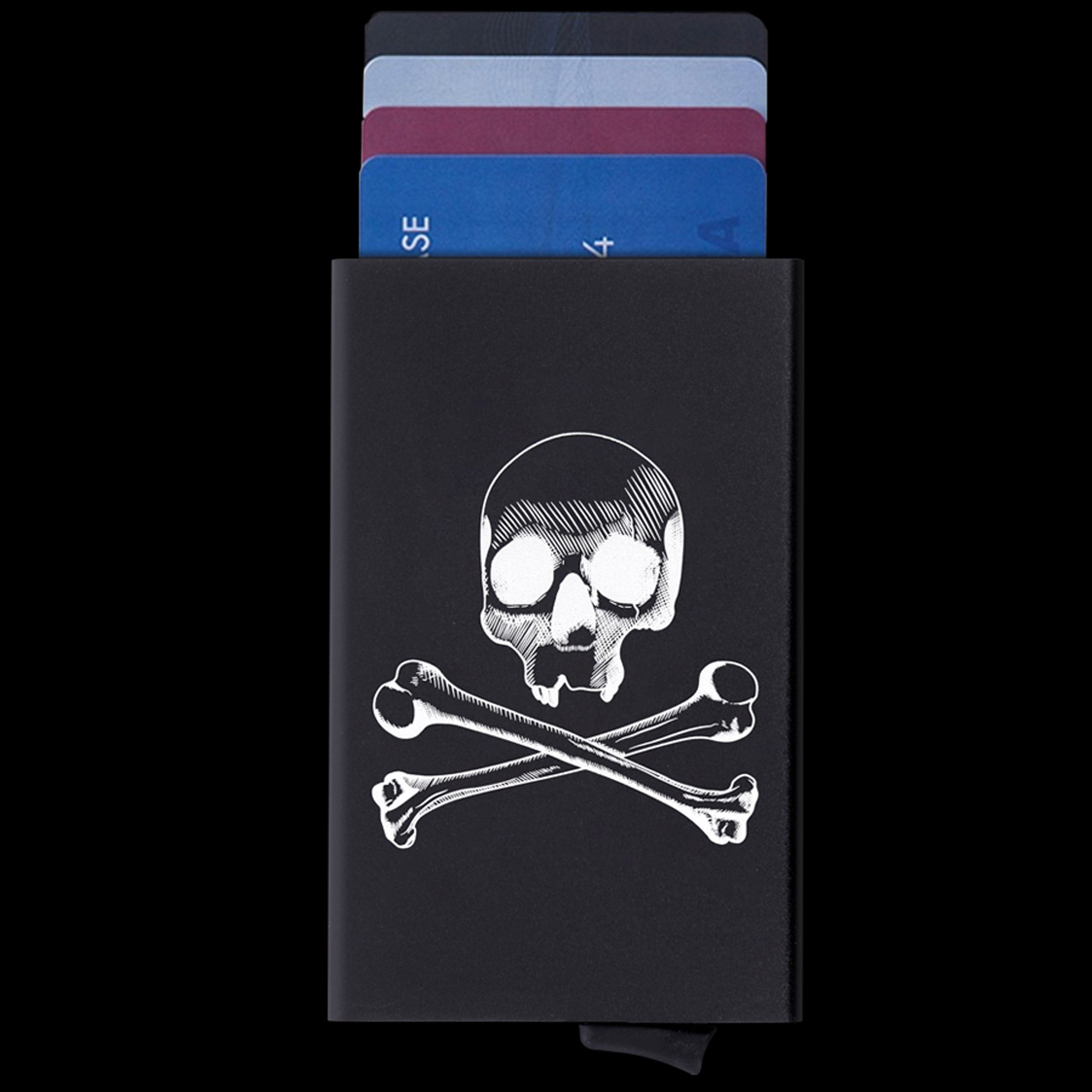 Porte-carte sécurisé RFID Skull and Bones - Flibustier Paris