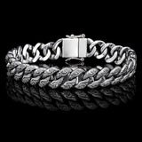 Kleines Kraken-Armband | Cuban Link aus 925er Sterlingsilber