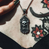 "Die With Me" pendant in 925 silver | Crève x Flibustier