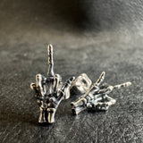 The bird | Sterling Silver 925 Stud Earrings (Pair)