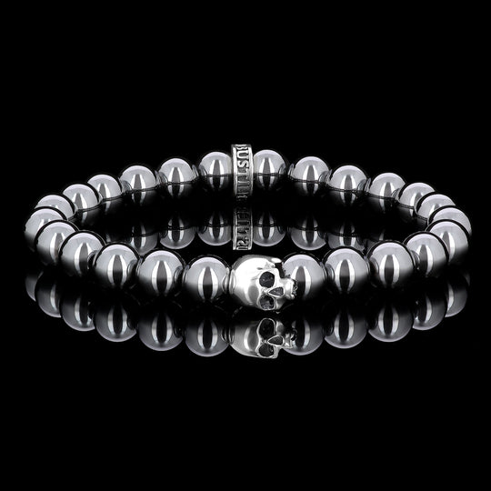 K.I.S.S. Armband aus Hämatit und Silber