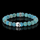 K.I.S.S. - Sterling Silver and imperial jasper bracelet