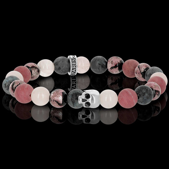 Premium K.I.S.S. Candy Sakura - Okinawan Traditional Bead Bracelet & 925 Sterling Silver