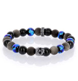Premium K.I.S.S. Candy Kuroshio Black edition - bracelet with traditional Okinawa beads and 925 Sterling silver