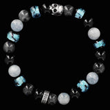 Premium K.I.S.S. Candy Yurigahama | Armband aus traditionellen okinawanischen Topas-Glasperlen und 925er Sterlingsilber