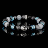 Premium K.I.S.S. Candy Yurigahama | Armband aus traditionellen okinawanischen Topas-Glasperlen und 925er Sterlingsilber