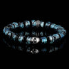 Premium K.I.S.S. Topazu no Hotaru - bracelet en perles traditionnelles d'Okinawa et argent