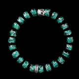 Premium K.I.S.S. Hotaru | bracelet en perles traditionnelles d'Okinawa et argent 925 Sterling Topaze
