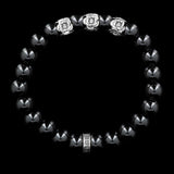 Bonny's Roses | Armband aus Spinell und 925er Silber
