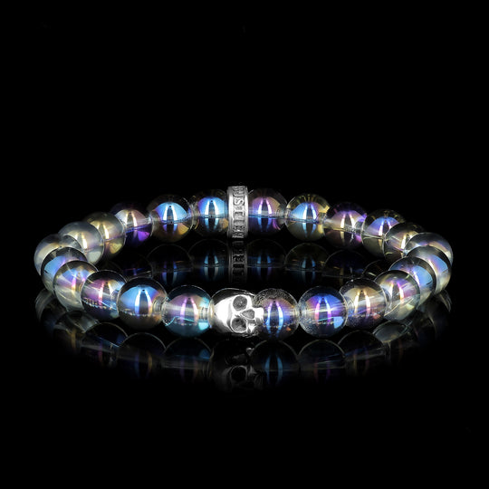 KISS Sirene - blue crystal quartz and 925 silver bracelet