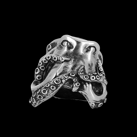 Kraken - bague en argent 925 Sterling