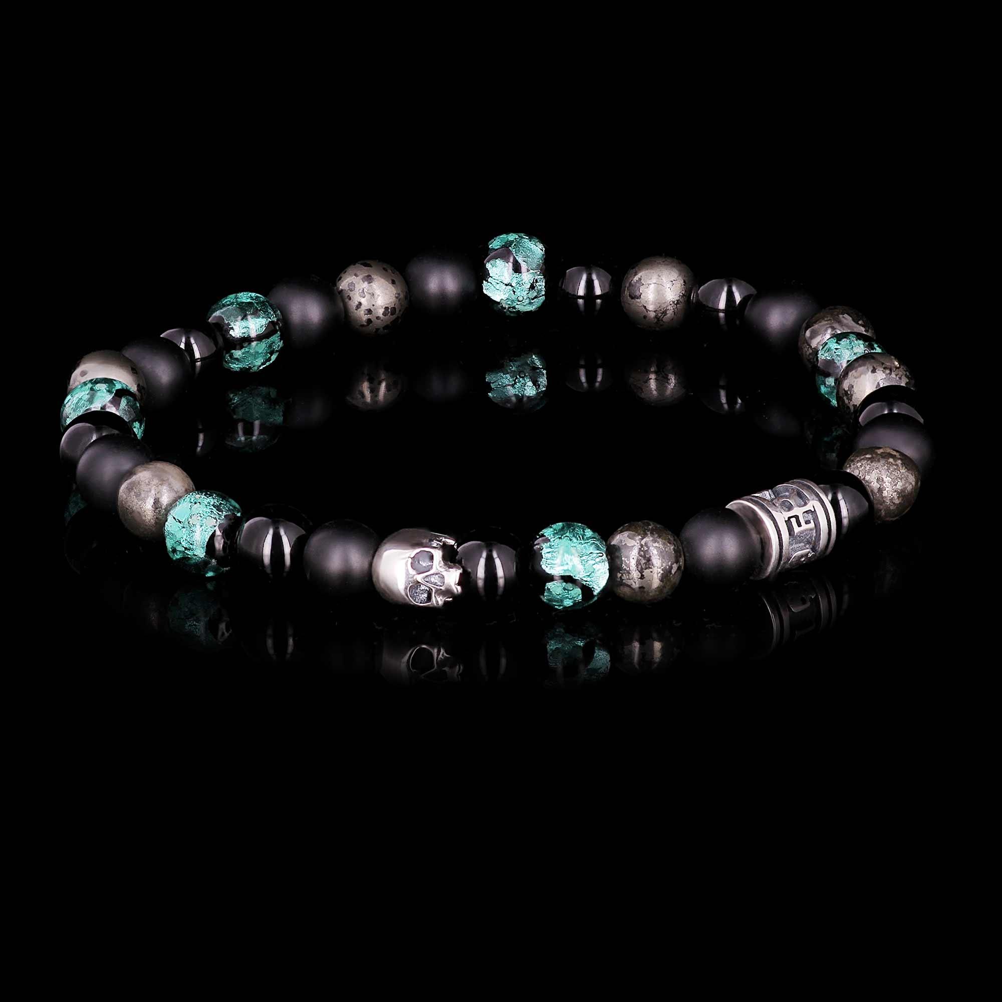 MINI - Candy Hotaru - Gemstones, Hoatru® beads and Sterling Silver bracelet