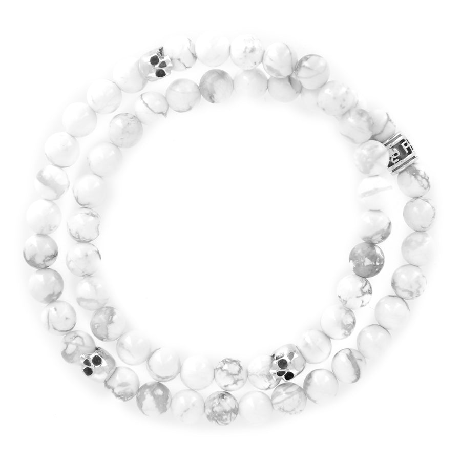 Mini Skullwrap - Howlite