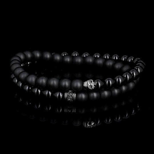 Mini Trindad Black edition - onyx bracelet with black ruthenium finishes