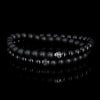 Mini Trindad Black Edition – Onyx-Armband mit schwarzem Ruthenium-Finish